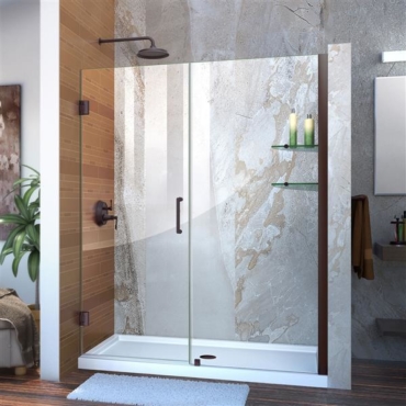Douche de verre